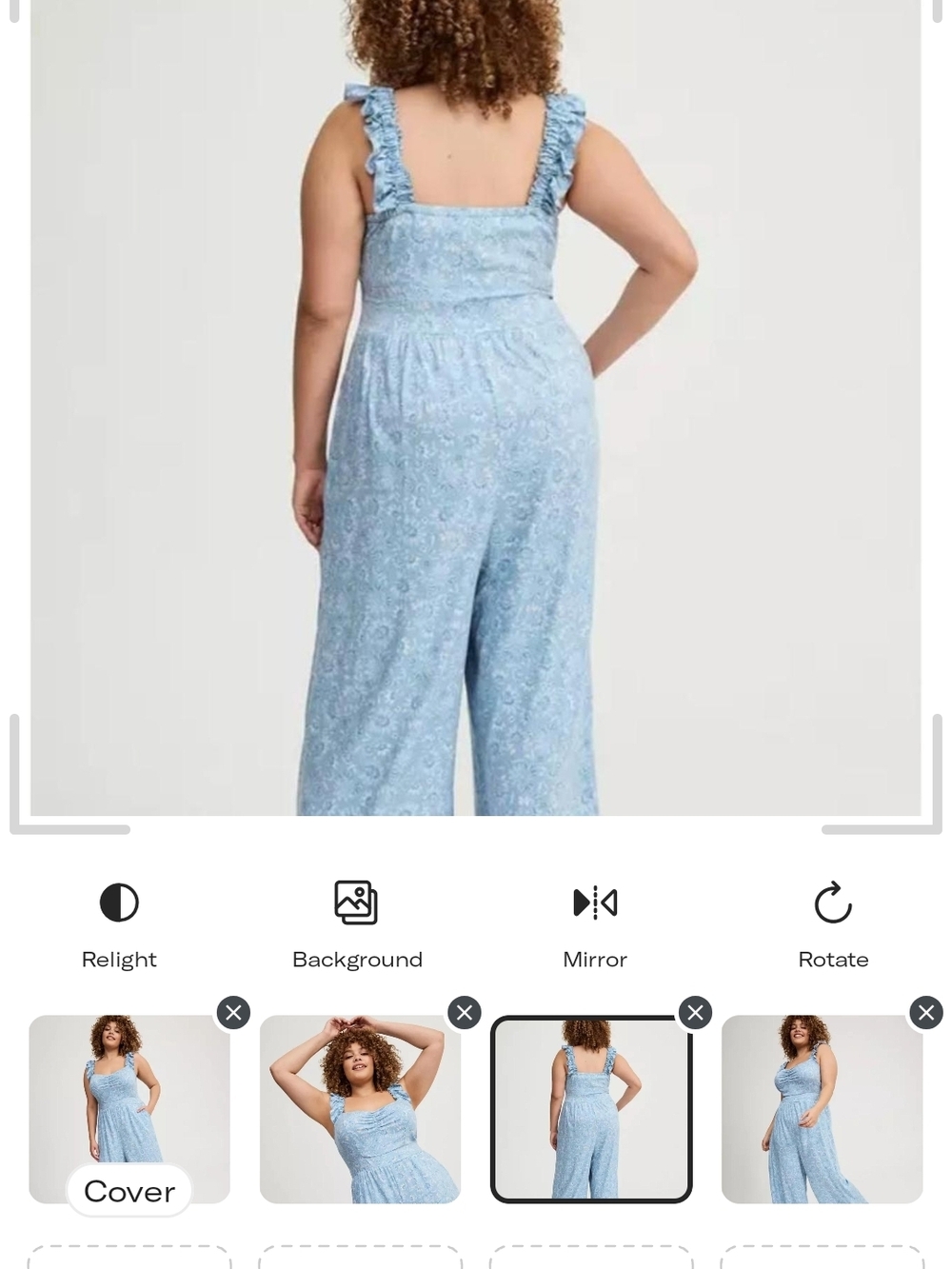 Torrid Ruffle Strap Jumpsuit - Picture 2 of 4